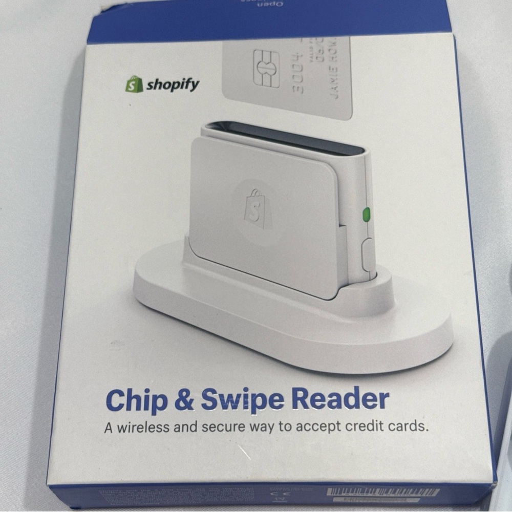 Shopify White Chip & Swipe credit card Reader S1701